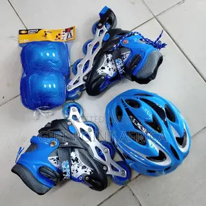 Full Set Adjustable Roller Skates Shoes for Kids