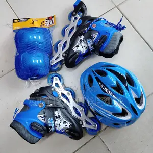 Full Set Adjustable Roller Skates Shoes for Kids