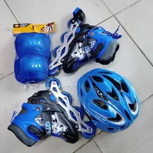 Full Set Adjustable Roller Skates Shoes for Kids