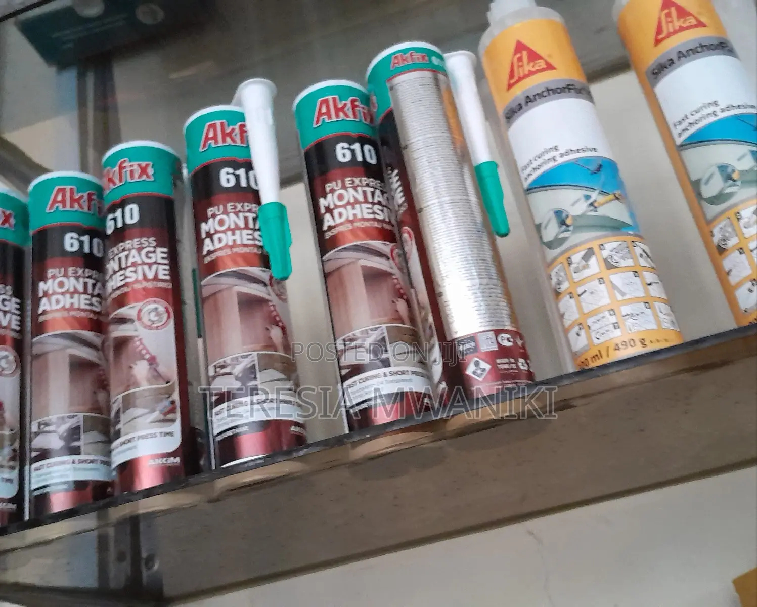 610 PU Express Montage Adhesive (Transparent)
