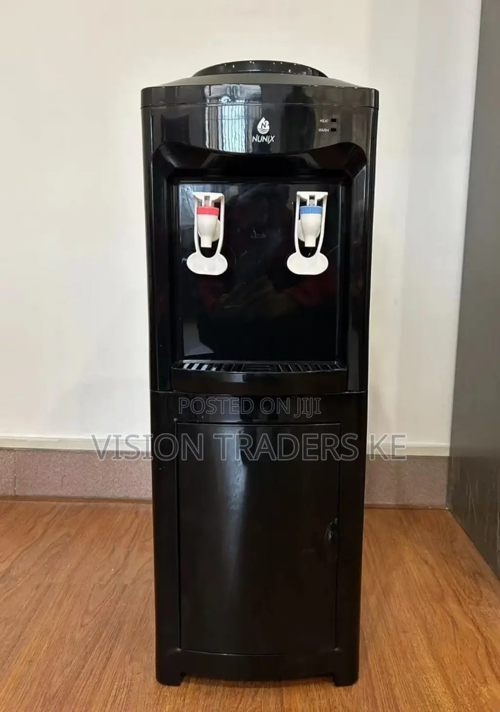 Nunix Black 2 Taps Hot and Normal Water Dispenser