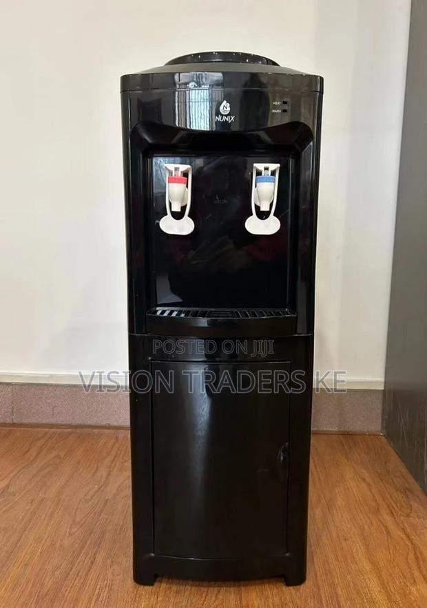 Nunix Black 2 Taps Hot and Normal Water Dispenser