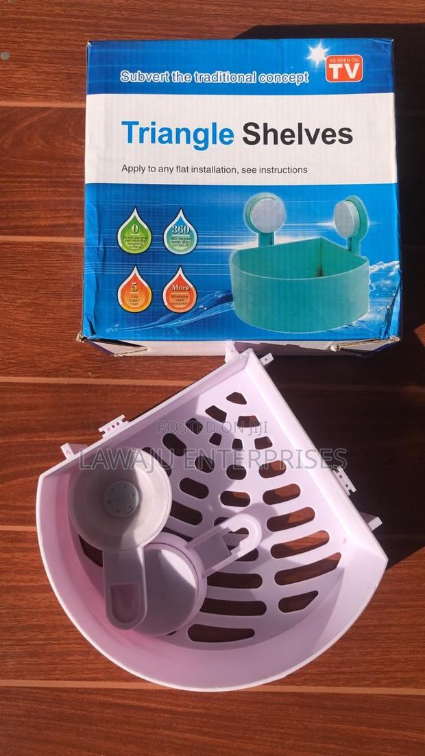 Triangular Bathroom Shelf - main view