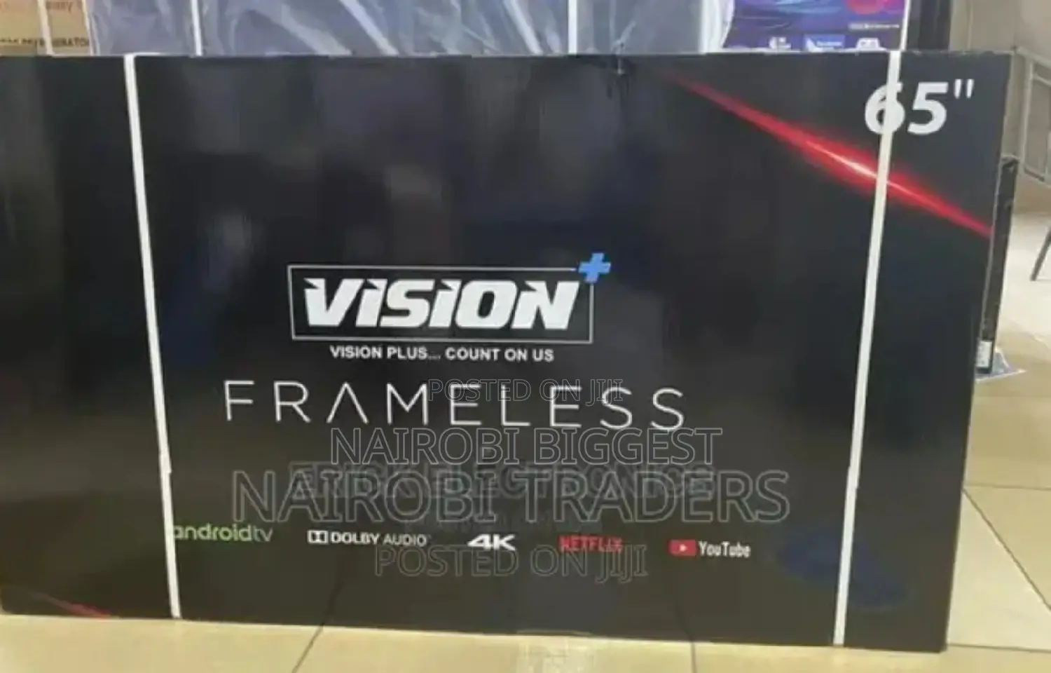Vision 65 Inches Frameless Vidaa Television