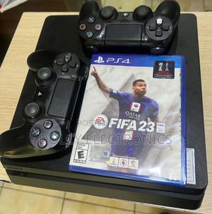 Playstation 4 Slim 500gb With Two Controllers Plus Fifa 23 - main view