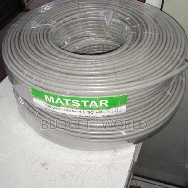 Matstar 2.5mm 3-Core Twin Earth Cable Quality 2.5mm Twin '