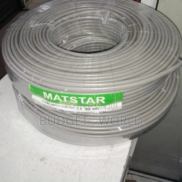 Matstar 2.5mm 3-Core Twin Earth Cable Quality 2.5mm Twin '