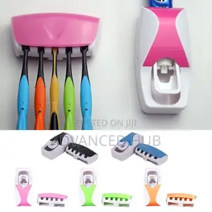 Toothbrush Holder With Paste Dispenser
