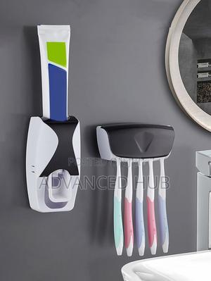 Toothbrush Holder With Paste Dispenser - thumbnail 2