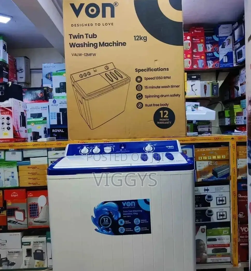 Amazing Von 12kg Washing Machine