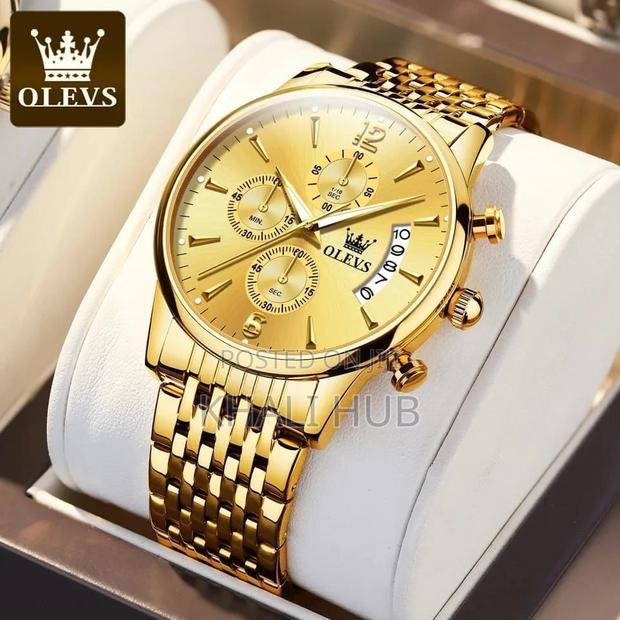 >Olevs Chronograph Men Watch< - main view