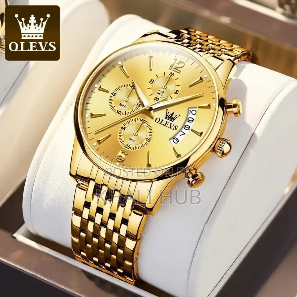 >Olevs Chronograph Men Watch<