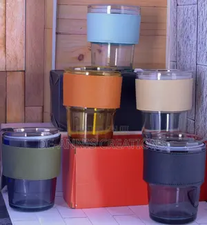 450ml Slub Glass Cup