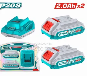TOTAL TFBCPK1222 P20S Lithium-Ion Battery and Charger Kit