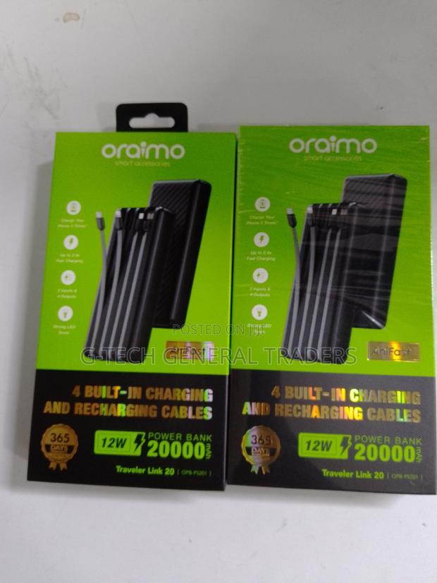 Oraimo! Oraimo 12w 20000mah Powerbank - thumbnail 2