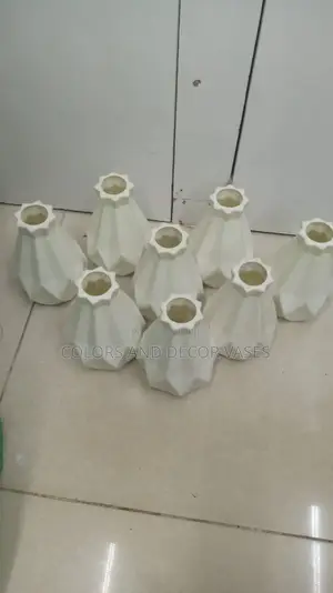 White Flower Vases