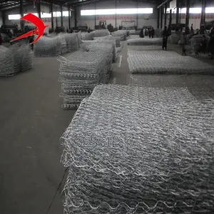 Galvanized Woven Gabion Mattresses/Boxes