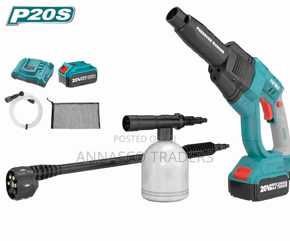 TOTAL TPWLI20084 Lithium-Ion Pressure Washer 20V