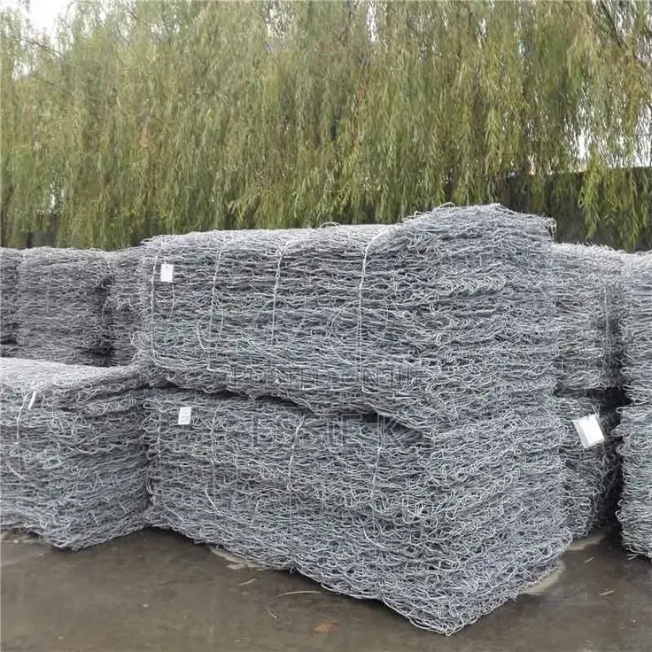 Stone Caged Gabion Boxes