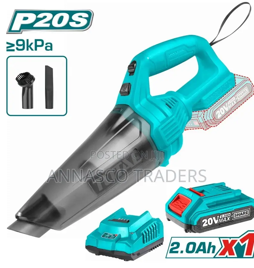 Total Quality Tvli20126 Lithium-Ion Vacuum Cleaner 20V