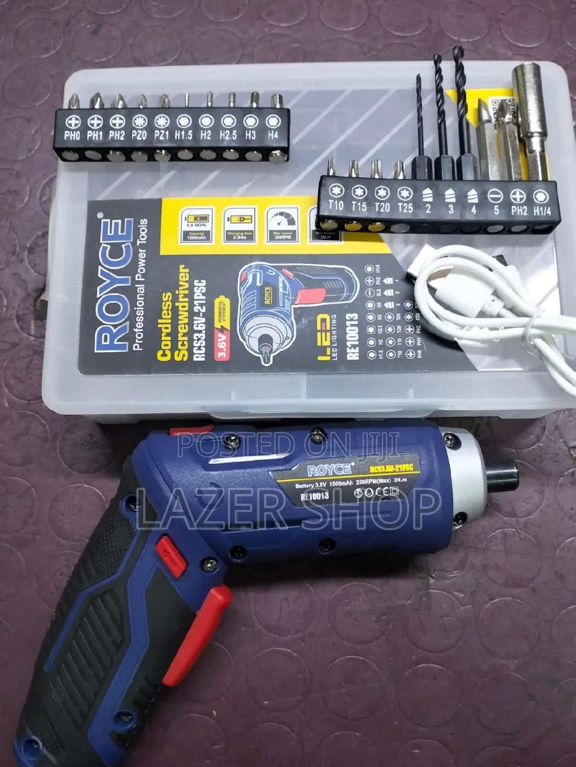 Cordless Screwdriver, Royce