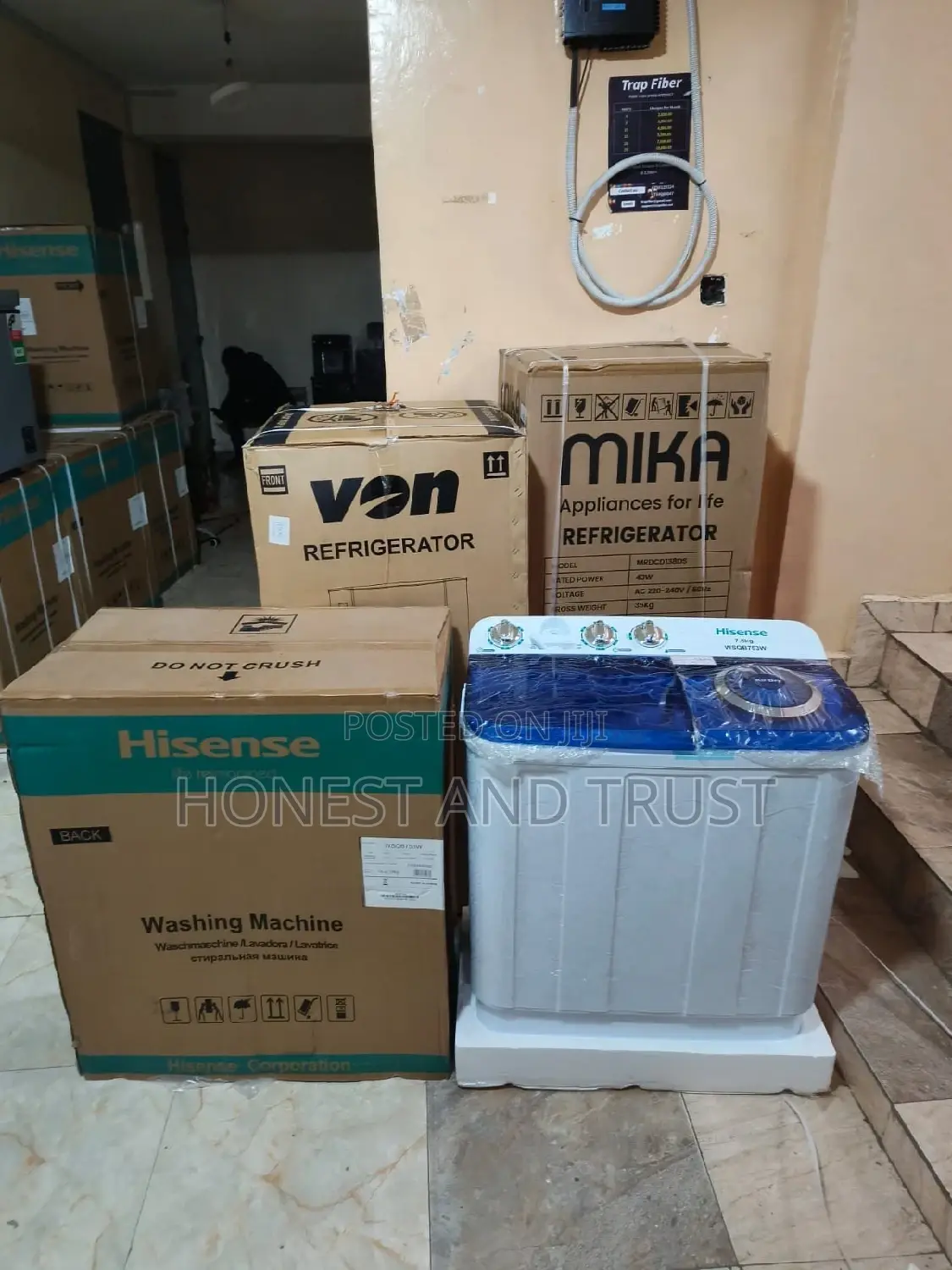 Hisense 7.5 Kg Twin Tab Top Load Washing Machine