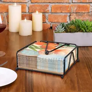 Quality Metallic Serviette Holder