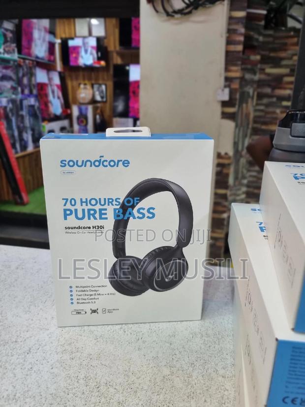 Soundcore H30i Wireless on-Ear Headphones, Foldable Design