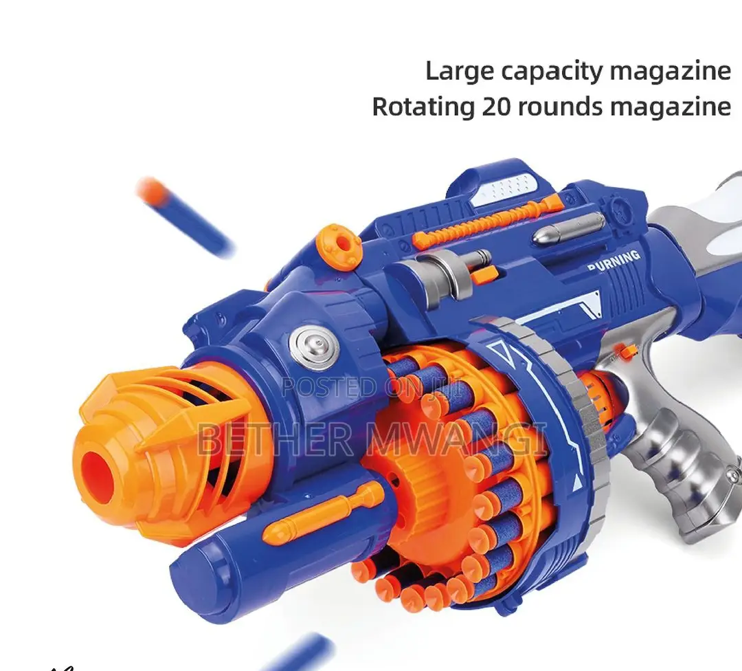 Automatic Foam Bullet Toy Gun