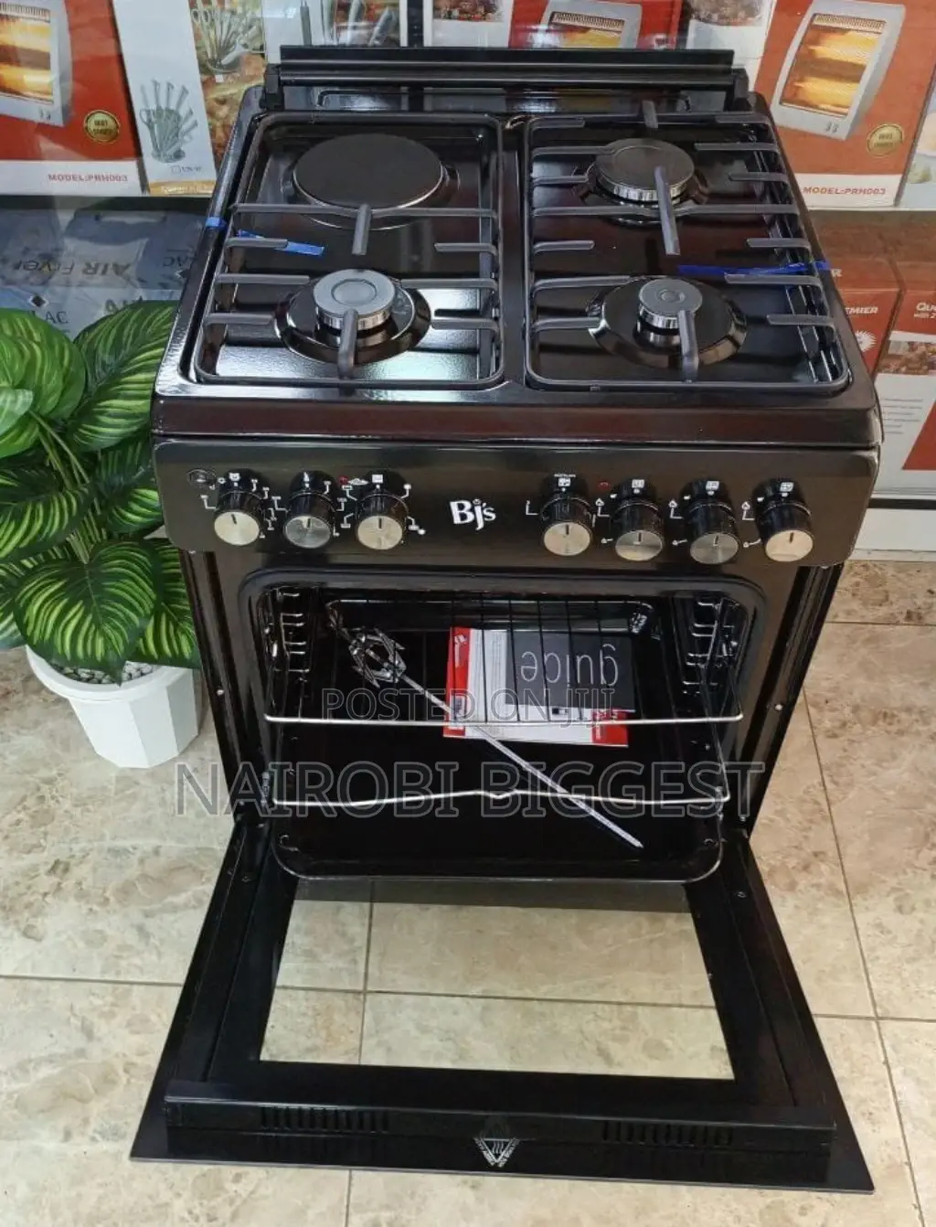 Bjs Black 60×60 Standing 3g+1e Best Cooker