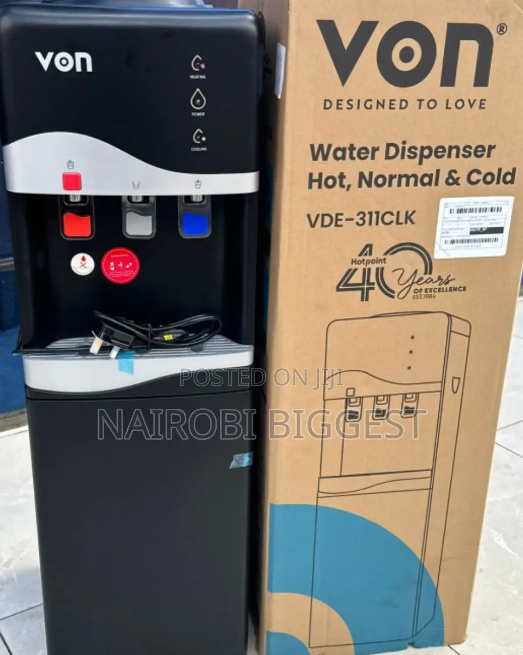 Von 3 Taps Water Dispenser