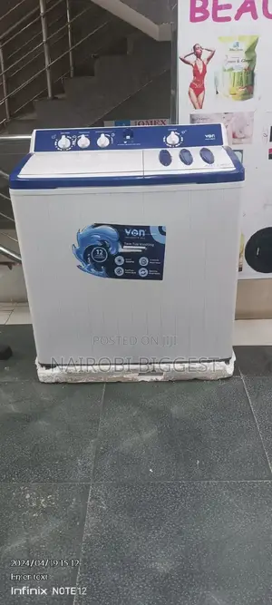 Von 12kgs Wash/ Spin Washing Machine