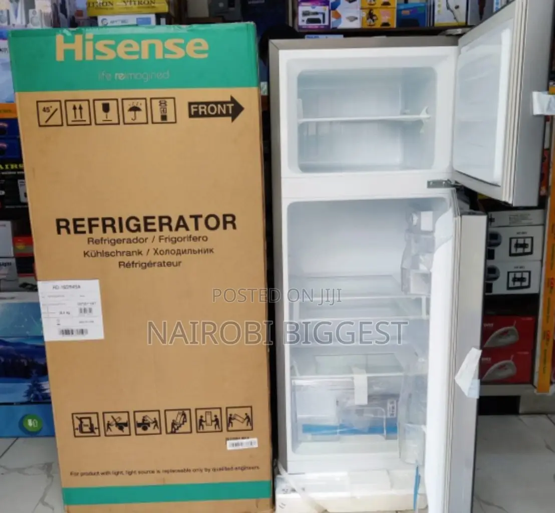 Hisense 154litres Double Door Fridge