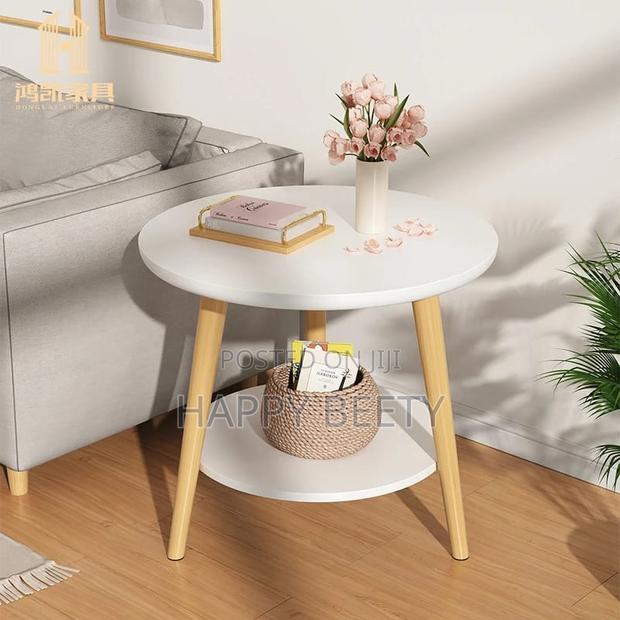 Coffee Round Table Bedside Simple Home Balcony Table - main view