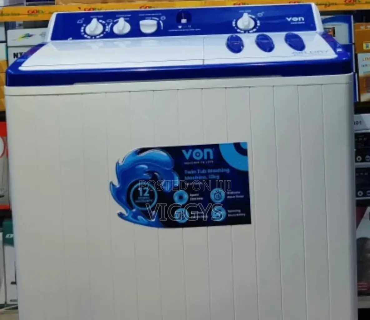 12kg Von Washing Machine