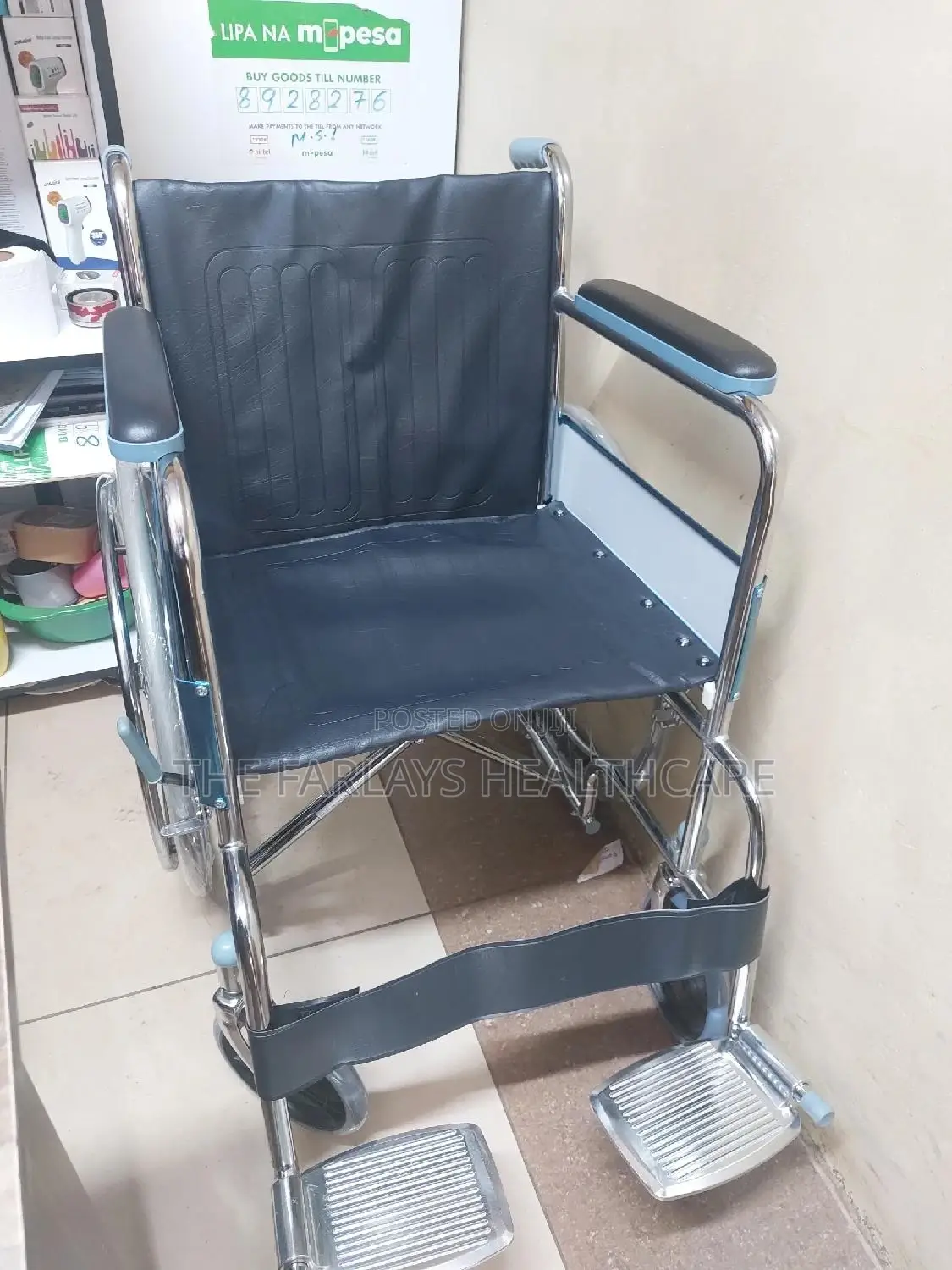 809 Standard Wheelchair Stainless Steel Foldable