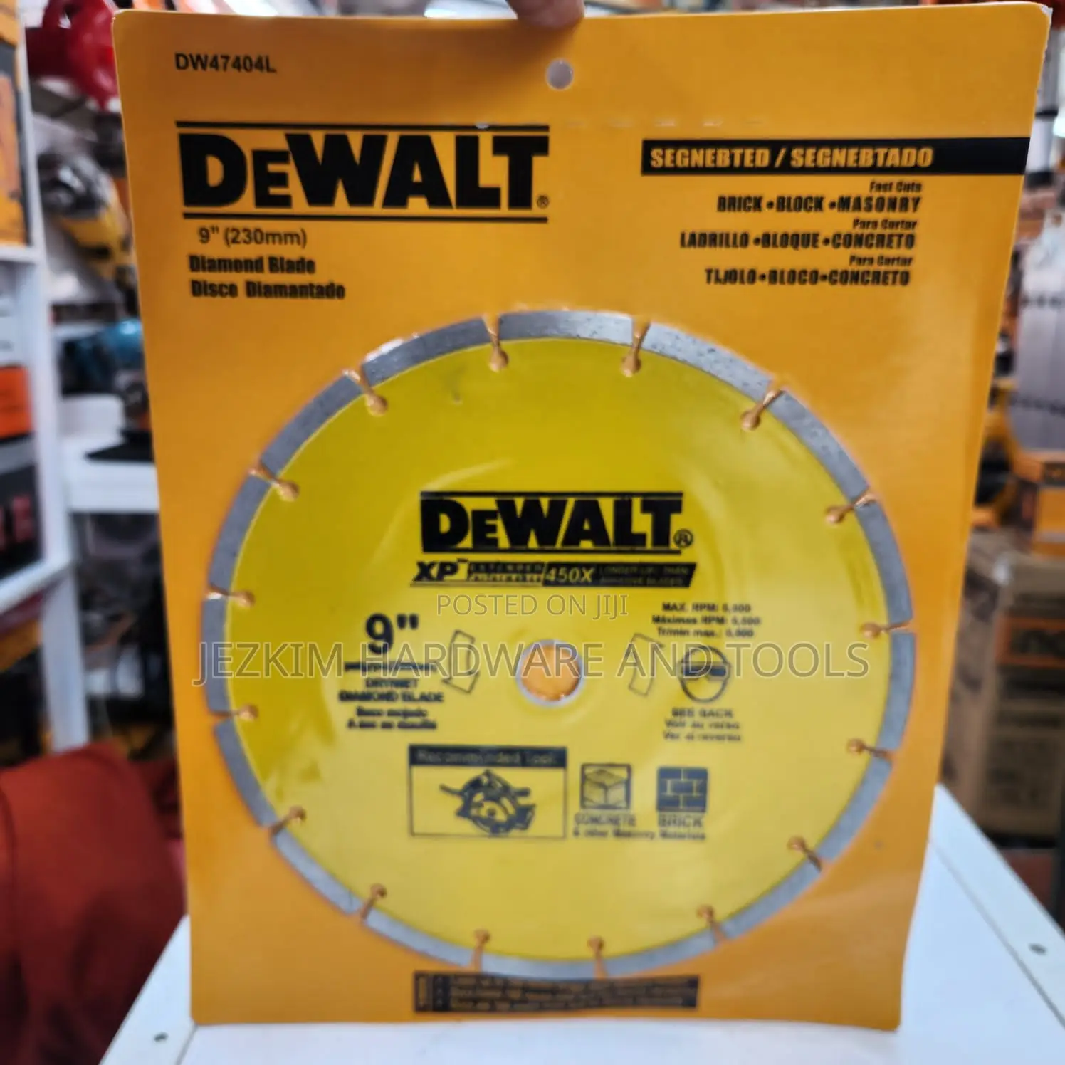 9" Dewalt Diamond Disc