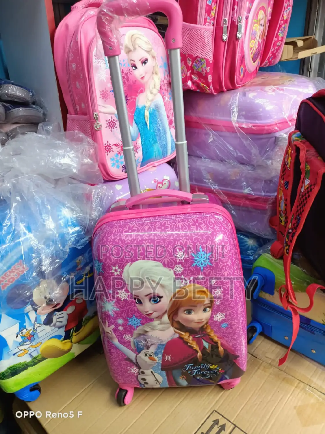 Cartoon Themed Kids Trolley Bags
