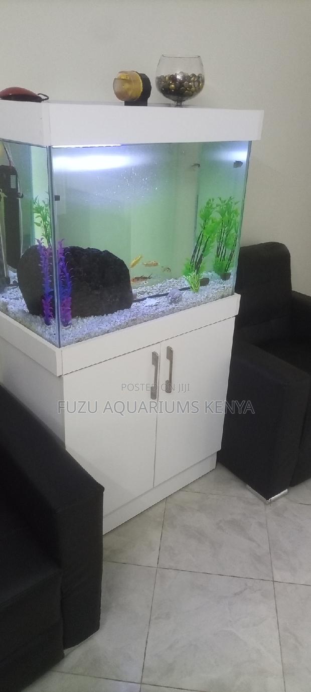 Customize Office Aquarium With Storage Cabinet - thumbnail 3
