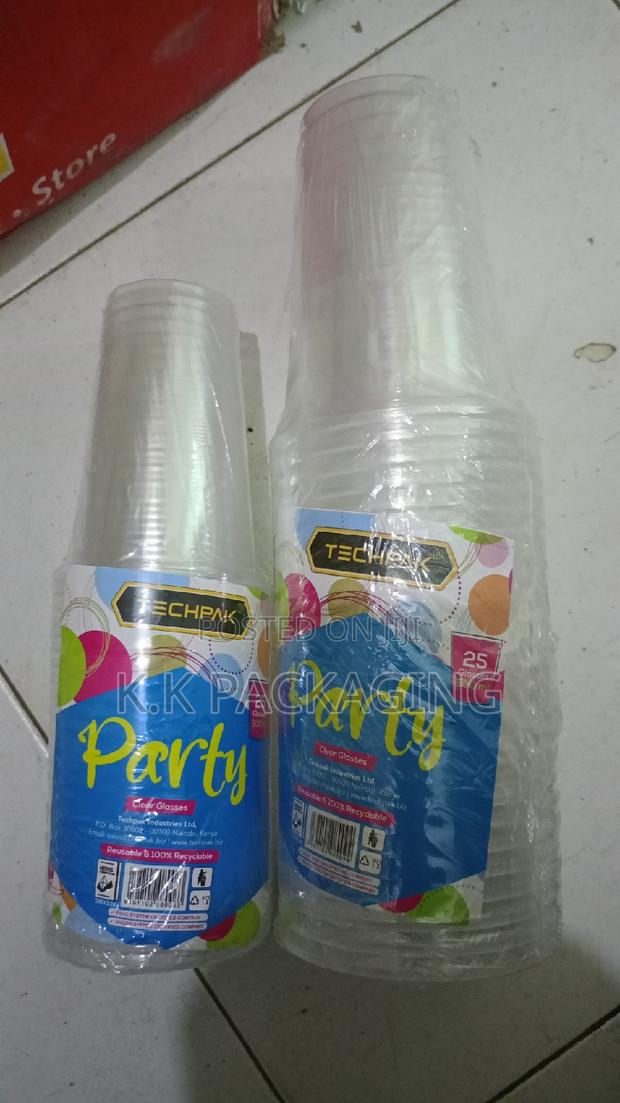 Clear 300ml Plastic Cups - main view