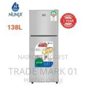 Nunix 138litres Double Door Refrigerator