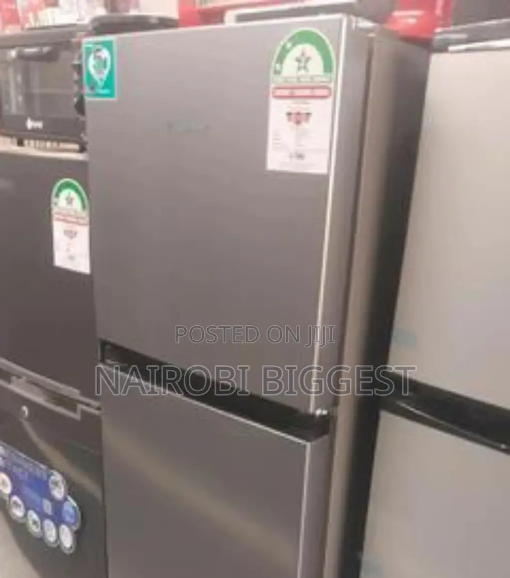 Hisence 154 Litres Silver Double Door Fridge
