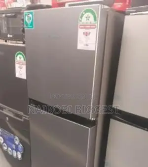 Hisence 154 Litres Silver Double Door Fridge