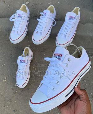 White Low Cut Converse - thumbnail 2