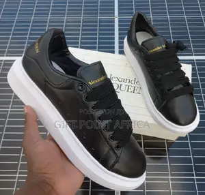 Alexander McQueen Unisex Black Sole White