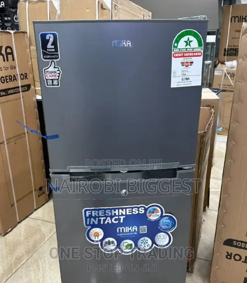 Mika 138 Litres Double Door Fridge