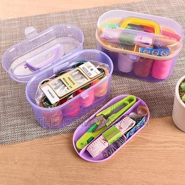 Sewing Box Set 10 Pieces Large Portable Sewing Bag - thumbnail 2