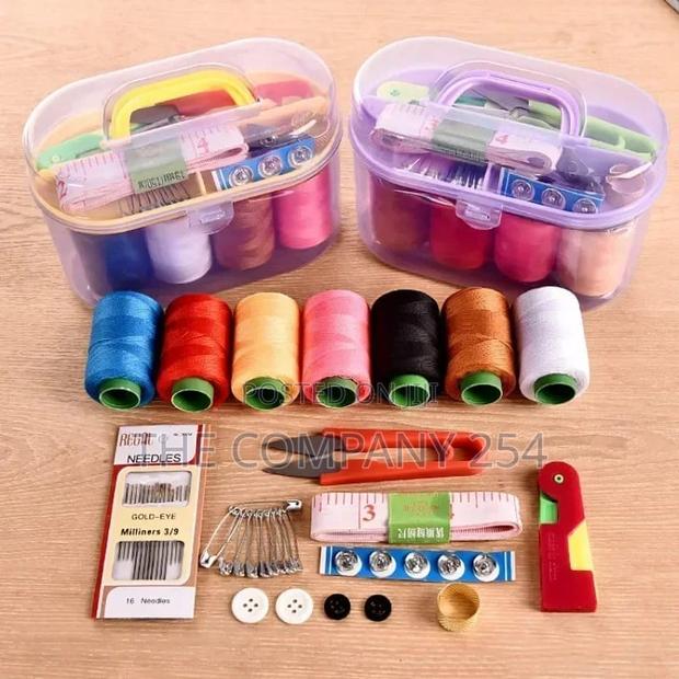 Sewing Box Set 10 Pieces Large Portable Sewing Bag - thumbnail 3