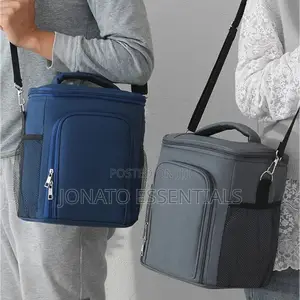 2 Layer Large Capacity Insulated Lunch Box Bag