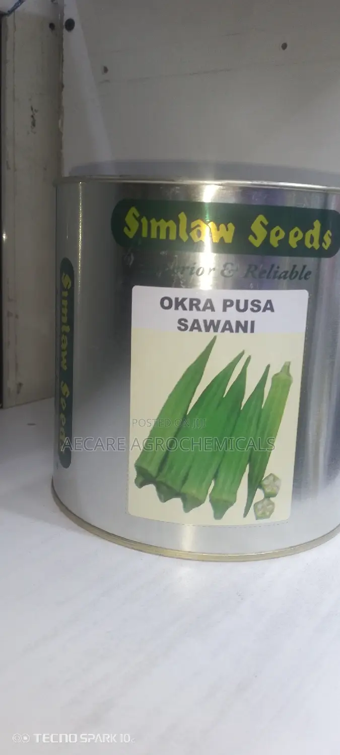 Okra Pusa Sawani Seeds 1kg